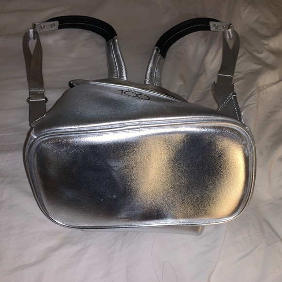 Disney 100th Anniversary Platinum Drip Minnie Mouse Loungefly Backpack - Picture 8 of 8